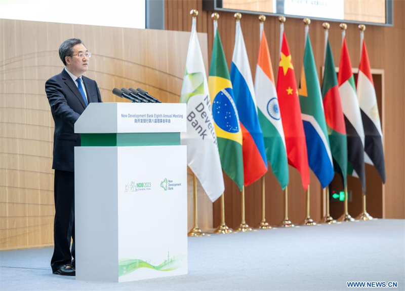 Le vice-PM chinois met l'accent sur le rôle de la NBD dans le développement mondial