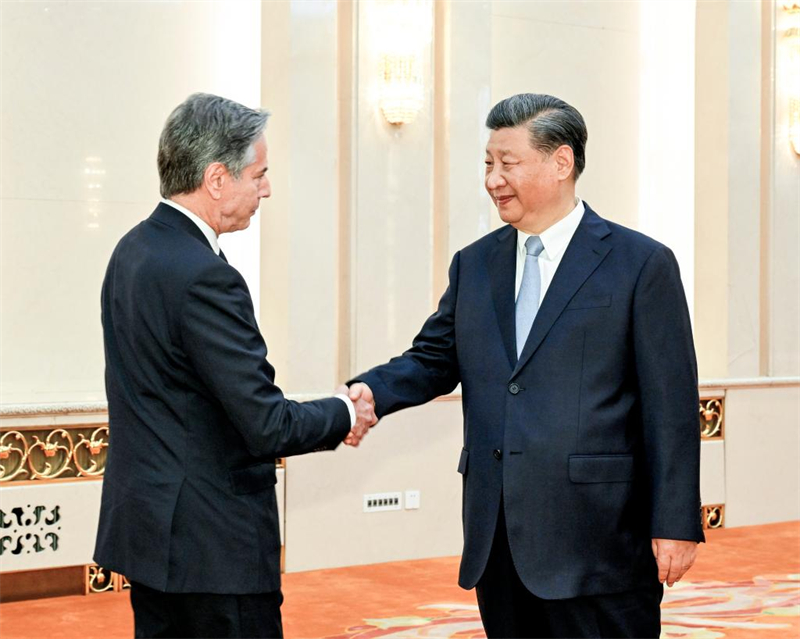 Xi Jinping rencontre Antony Blinken à Beijing