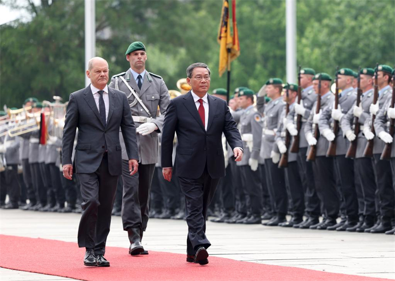 Le Premier ministre chinois appelle à une plus grande coopération entre la Chine et l'Allemagne