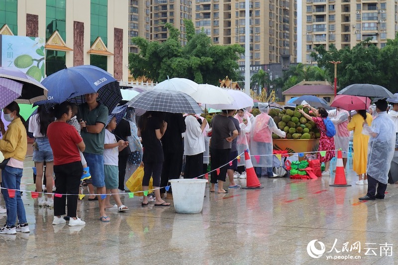 Yunnan: 40 tonnes de fruits distribuées gratuitement aux habitants et aux touristes