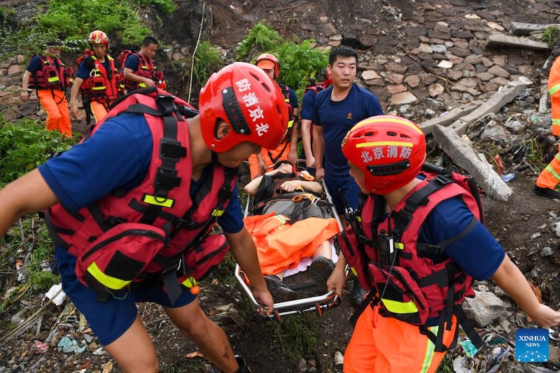 Beijing : les secours sont en cours dans les districts touchés par les inondations