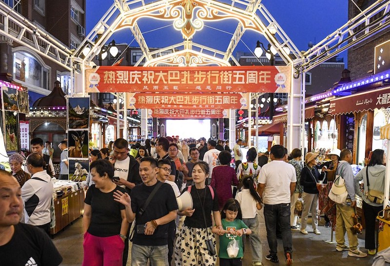 Le Grand bazar d'Urumqi : reflet d'une économie prospère
