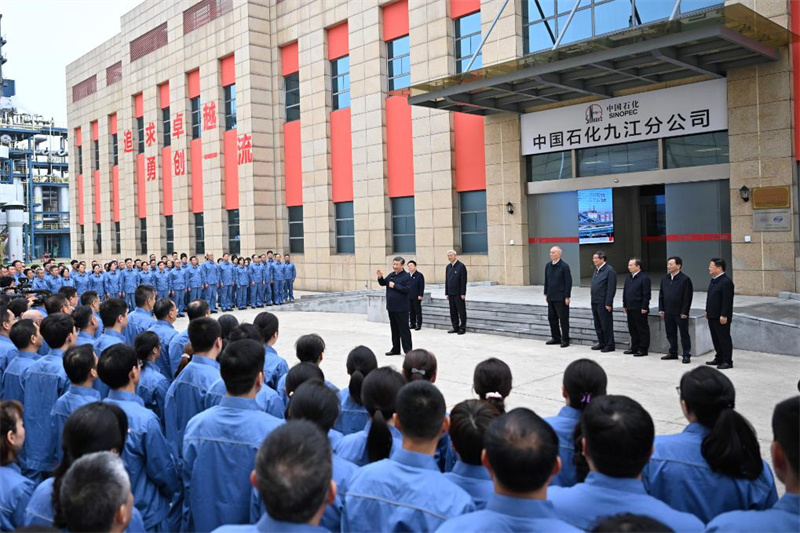 Xi Jinping inspecte Jiujiang dans la province orientale du Jiangxi