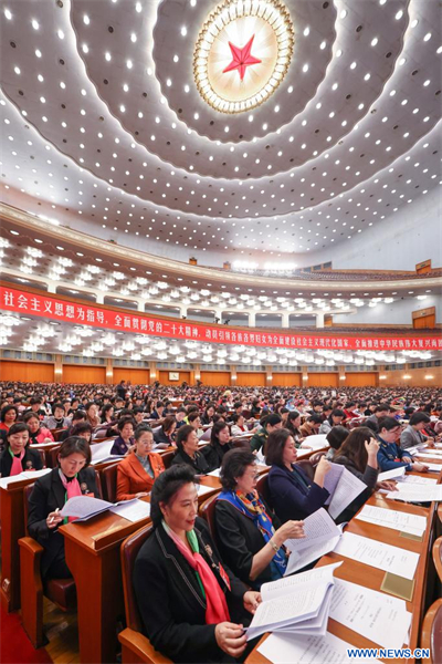 Ouverture du 13e Congrès national des femmes à Beijing