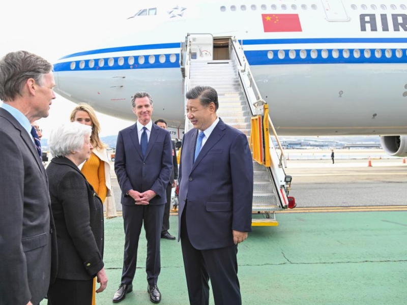 Arrivée de Xi Jinping à San Francisco pour un sommet avec Joe Biden et la réunion de l'APEC