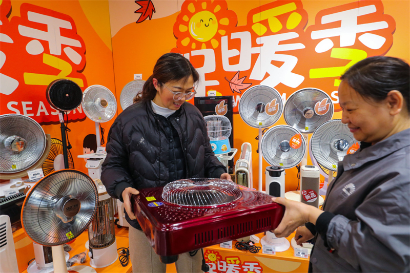 Le marché de la consommation se réchauffe alors que l'hiver froid arrive en Chine
