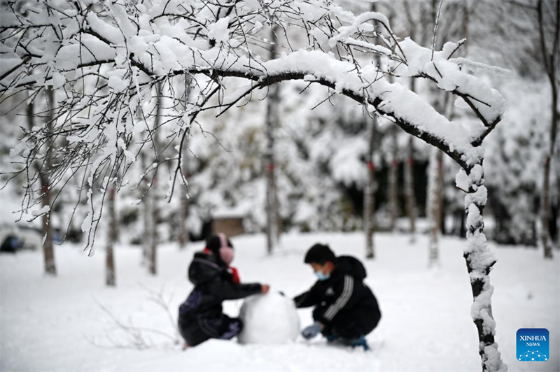 Rendez-vous avec la neige : l'hiver rafraîchit les paysages en Chine