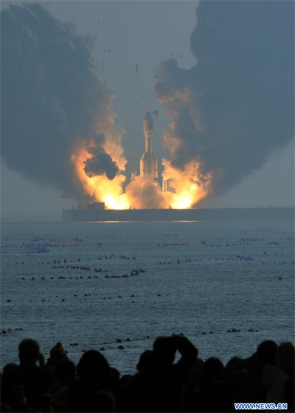 La Chine lance une fusée commerciale Gravity-1 depuis la mer