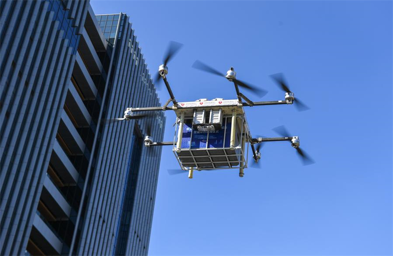 Guangdong : une plateforme de drones pour le transport du sang mise en service à Shenzhen