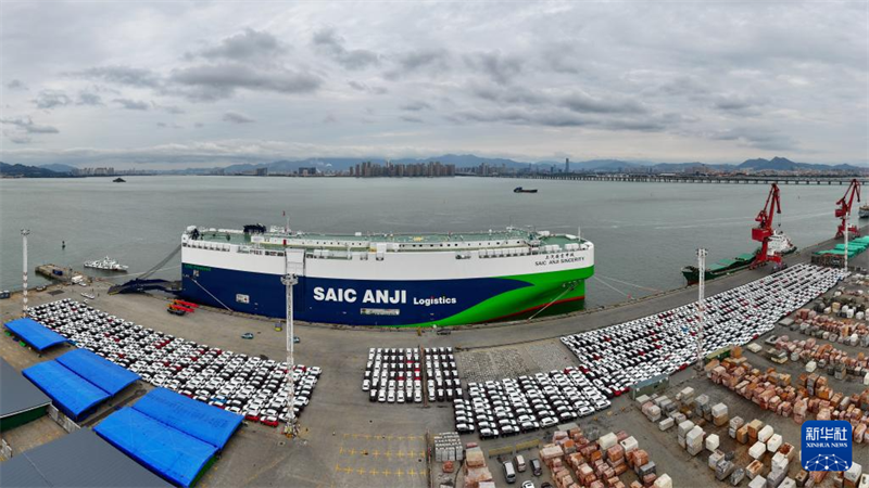 Fujian : le port de Xiamen va expédier le plus grand lot d'automobiles d'exportation en un seul voyage