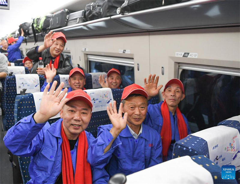 Un train a été affrété à Chongqing pour les travailleurs migrants