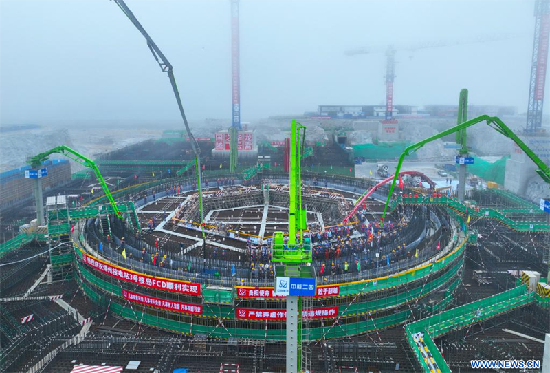 La Chine commence la construction de la deuxième phase du projet de centrale nucléaire de Zhangzhou