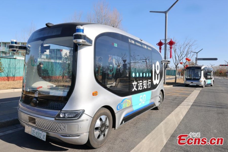 Des bus autonomes circulent désormais dans les rues de Beijing