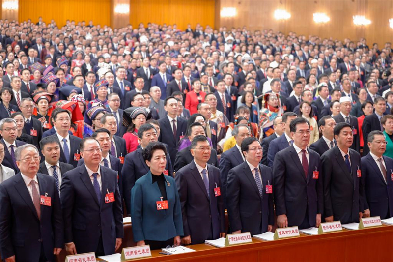 Début de la session annuelle de l'organe législatif national de la Chine