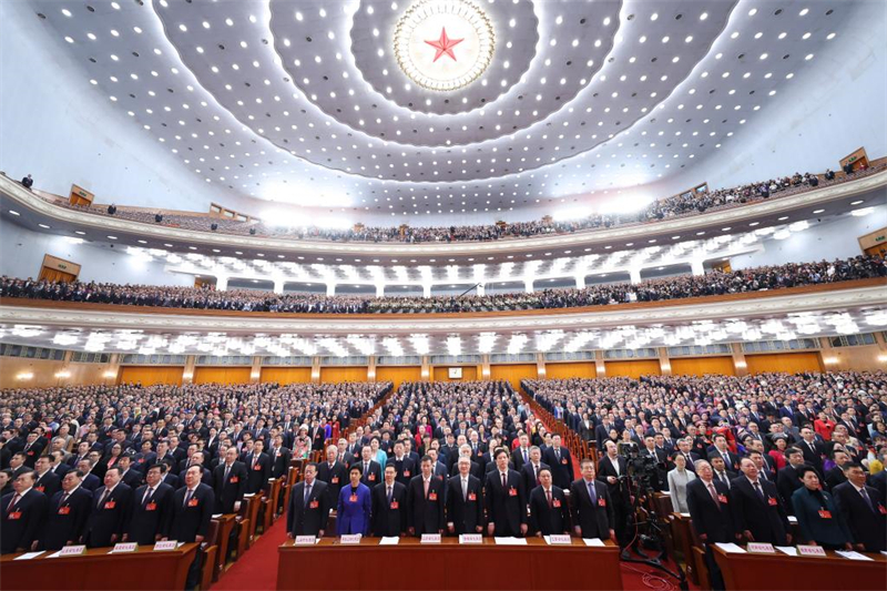 Début de la session annuelle de l'organe législatif national de la Chine