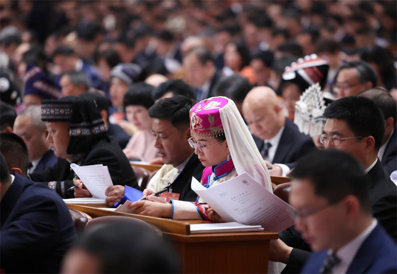 Début de la session annuelle de l'organe législatif national de la Chine