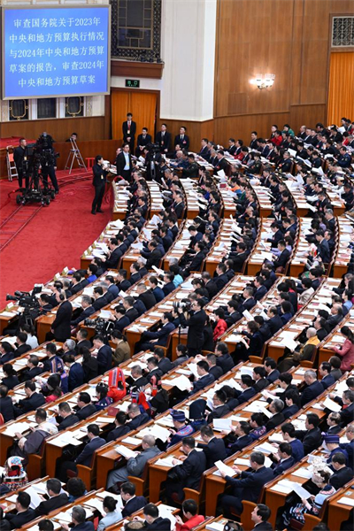 Début de la session annuelle de l'organe législatif national de la Chine