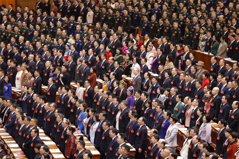 Début de la session annuelle de l'organe législatif national de la Chine