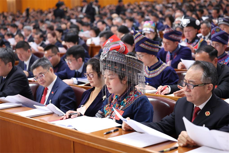 Début de la session annuelle de l'organe législatif national de la Chine