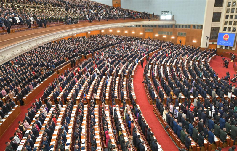 Début de la session annuelle de l'organe législatif national de la Chine