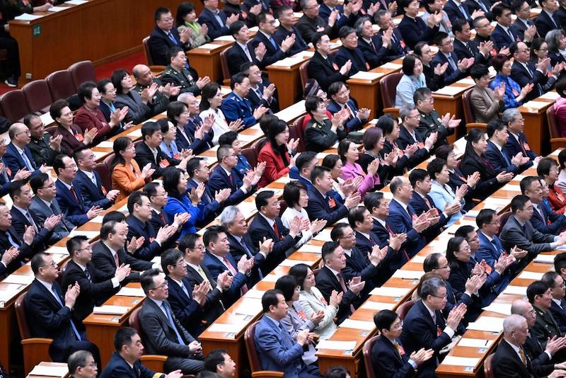 L'organe consultatif politique suprême de la Chine tient la réunion de clôture de sa session annuelle