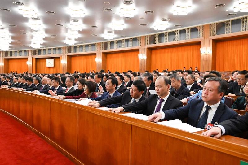L'organe consultatif politique suprême de la Chine tient la réunion de clôture de sa session annuelle