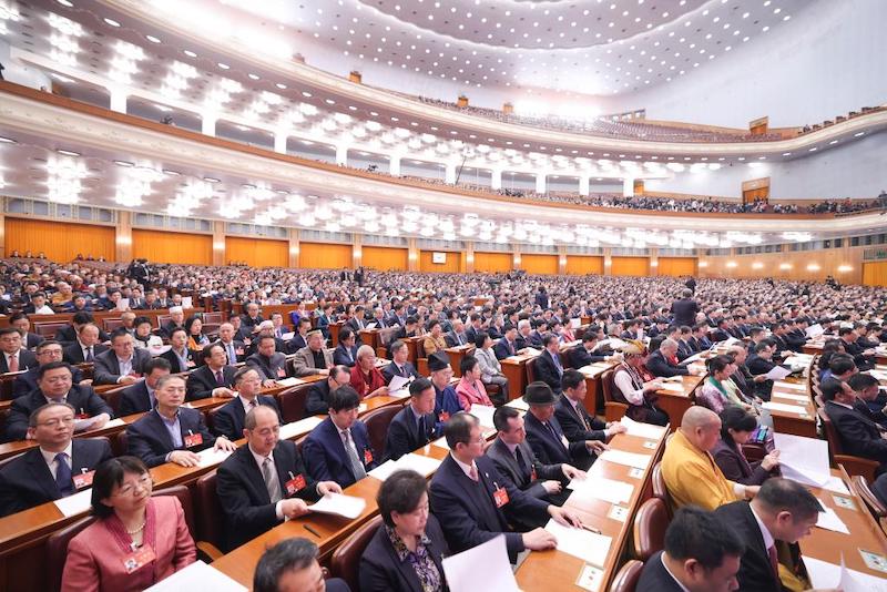 L'organe consultatif politique suprême de la Chine tient la réunion de clôture de sa session annuelle