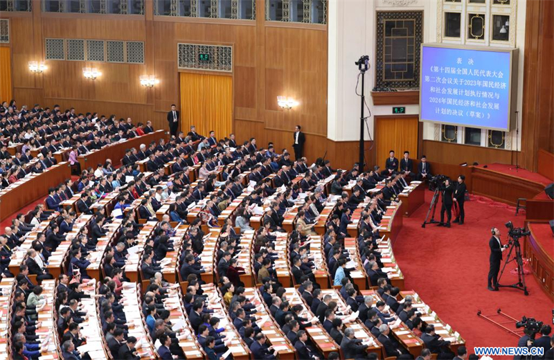 Chine : réunion de clôture de la session annuelle de l'organe législatif national