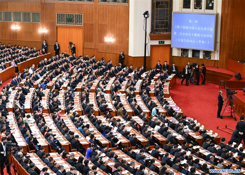 Chine : réunion de clôture de la session annuelle de l'organe législatif national