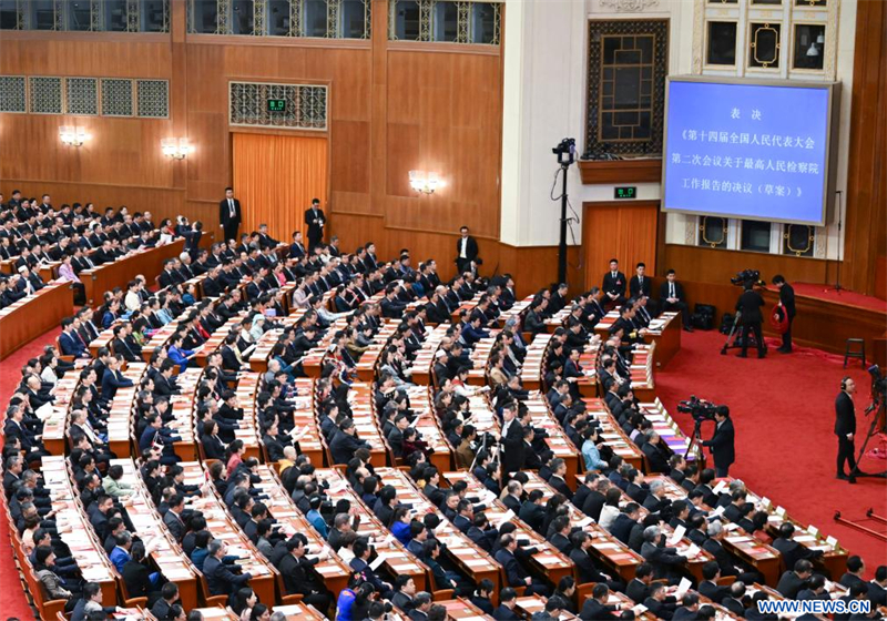 Chine : réunion de clôture de la session annuelle de l'organe législatif national