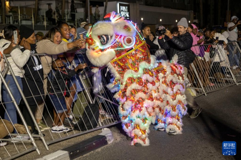 Les éléments chinois brillent au carnaval du Cap, en Afrique du Sud