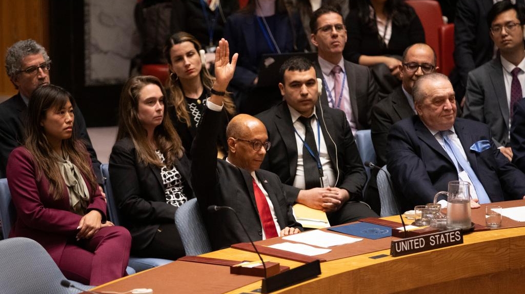 Les Etats-Unis votent contre la demande palestinienne d'adhésion à part entière à l'ONU au Conseil de sécurité