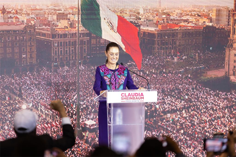 Claudia Sheinbaum déclare sa victoire à l'élection présidentielle au Mexique