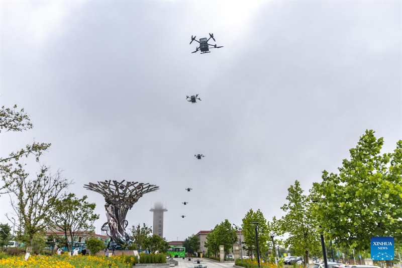 Chongqing : des drones cargo et des avions spéciaux utilisés pour le transport de prunes dans l'ensemble de la Chine