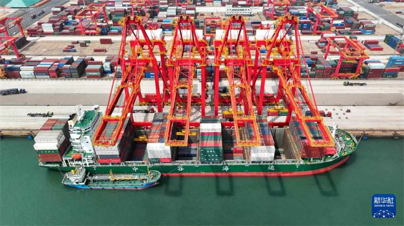 Shandong : le débit de fret du port de Rizhao continue d'augmenter