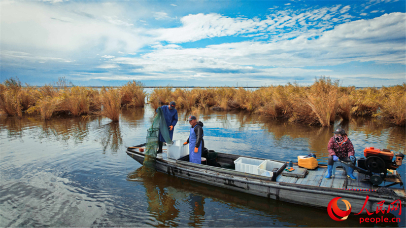 Xinjiang : la pêche aux crabes a commencé à Beitun