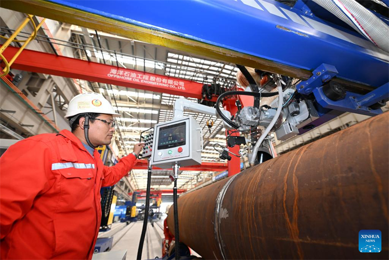 La première « usine intelligente » de Chine pour les équipements pétroliers et gaziers offshore pleinement opérationnelle à Tianjin