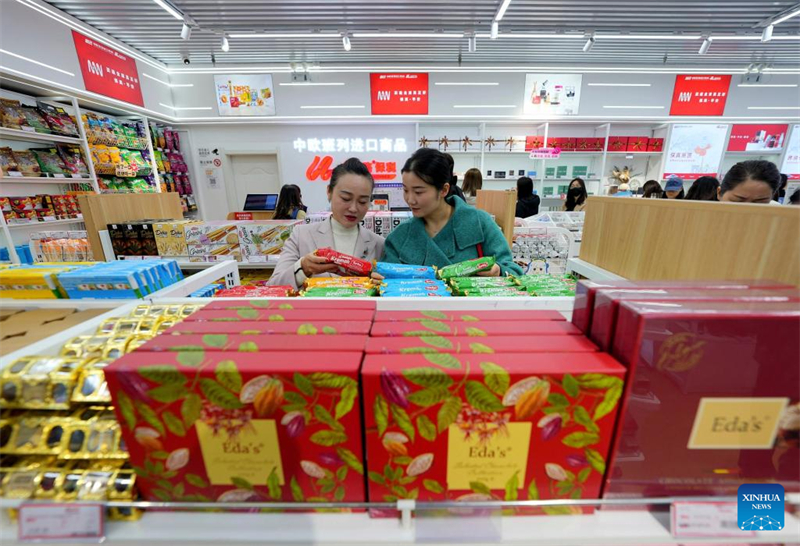 Hubei : un aperçu des marchandises sous douane transportées par les trains de marchandises Chine-Europe à Wuhan