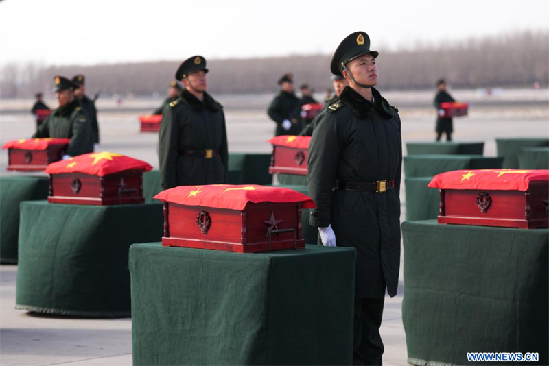 Retour des dépouilles de 43 martyrs chinois depuis la République de Corée