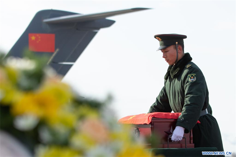 Retour des dépouilles de 43 martyrs chinois depuis la République de Corée