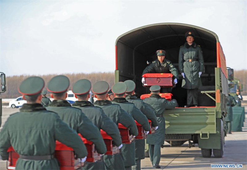 Retour des dépouilles de 43 martyrs chinois depuis la République de Corée