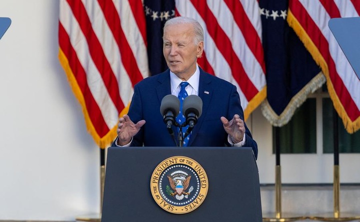 Le président américain Joe Biden s