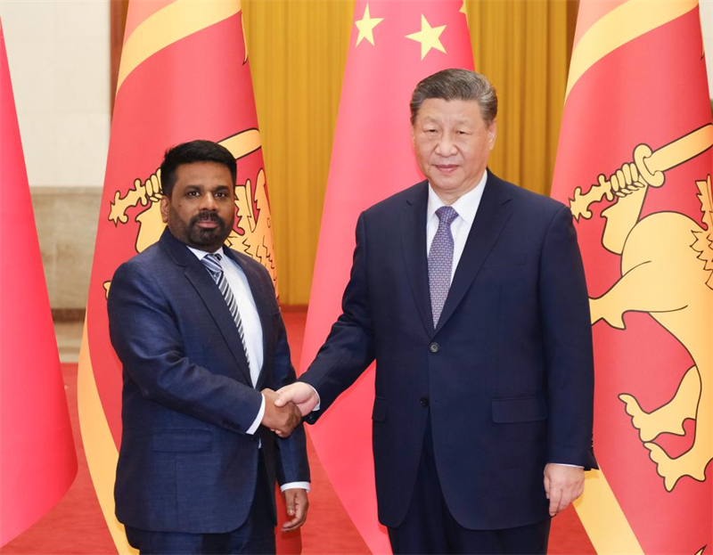 Xi Jinping appelle à donner un nouvel élan à la coopération Chine-Sri Lanka