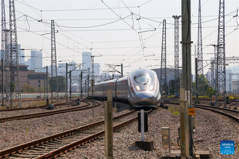 La technologie intelligente utilisée pour la maintenance des trains à grande vitesse de la fête du Printemps