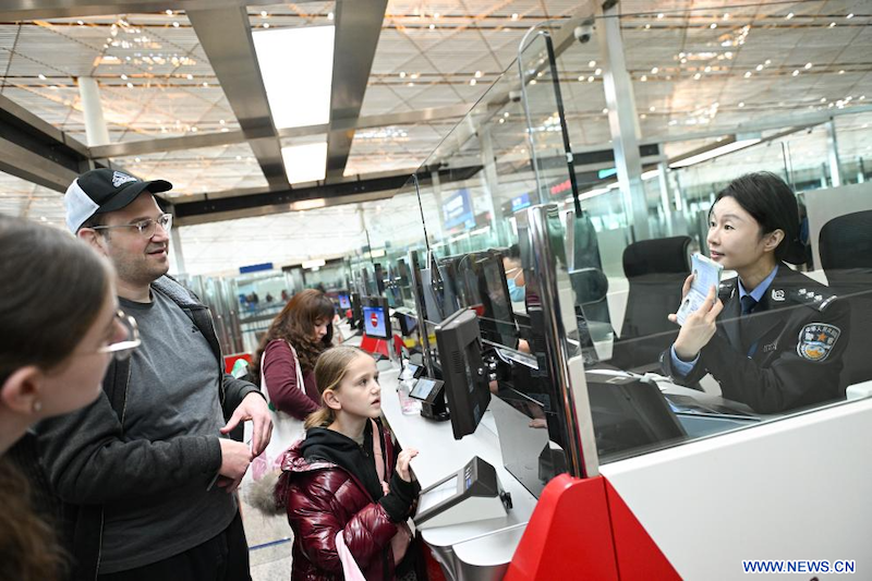 Chine : arrivées à l'Aéroport international de la capitale de Beijing