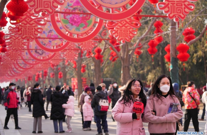 Chine : foire du temple lors de la fête du Printemps