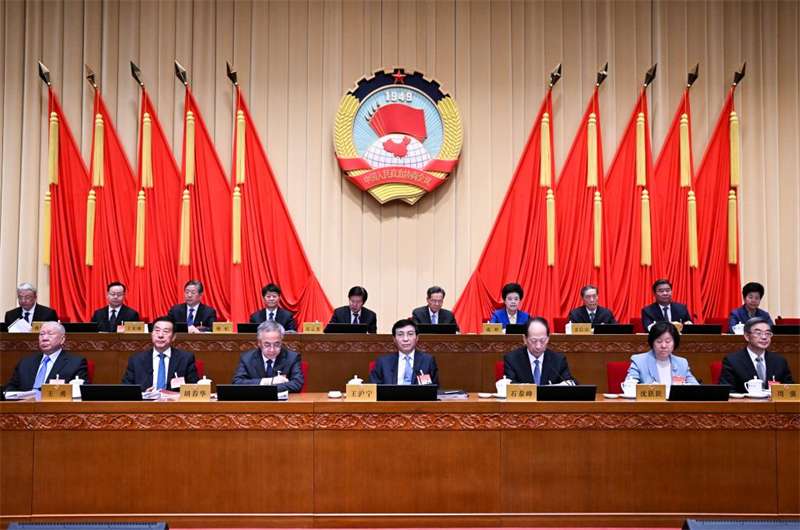 Ouverture d'une session du comité permanent de l'organe consultatif politique suprême de la Chine