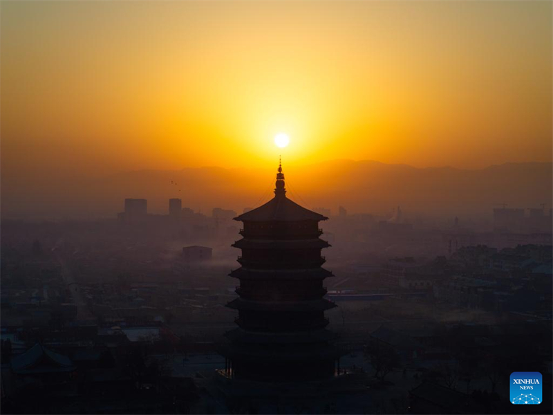 Shanxi : la pagode de Sakyamuni du temple Fogong à Yingxian