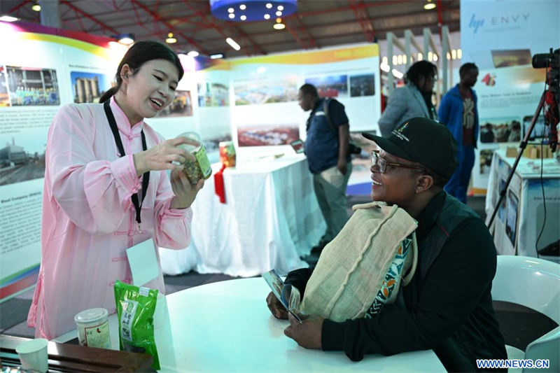 Zimbabwe : le pavillon chinois lors de la foire commerciale internationale du Zimbabwe