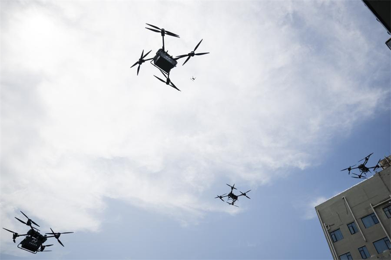 Hubei : 10 nouvelles routes de drones mises en service à Wuhan